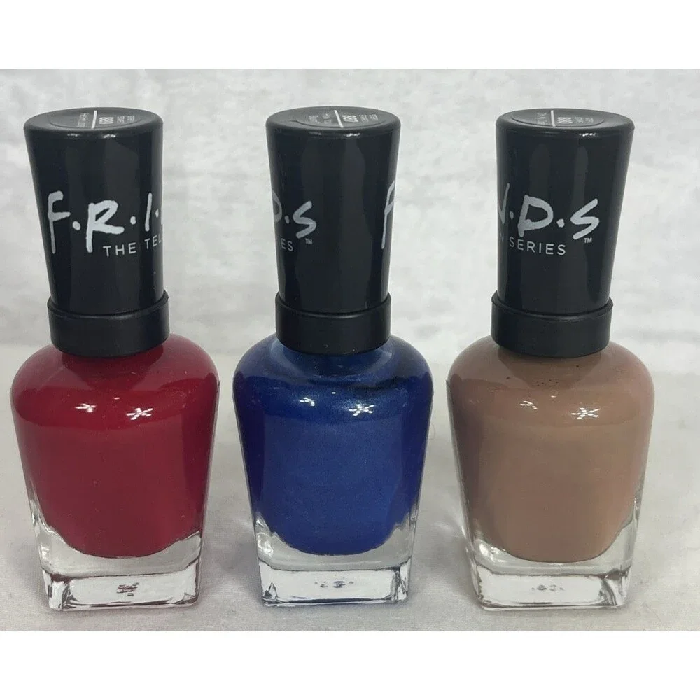 Lot of 3 Sally Hansen Friends Miracle Gel Step 1 Nail Polish 880 887 889 NEW
